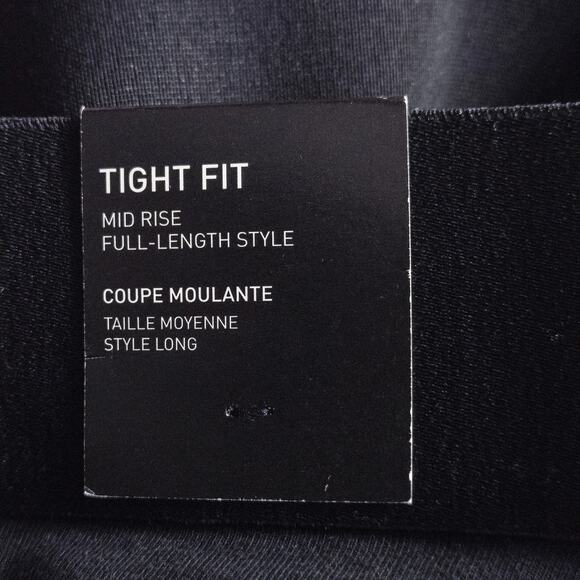 Adidas Tights Pink Stripe Black XS Mid Rise Full Length Athleisure NWT - Picture 5 of 9